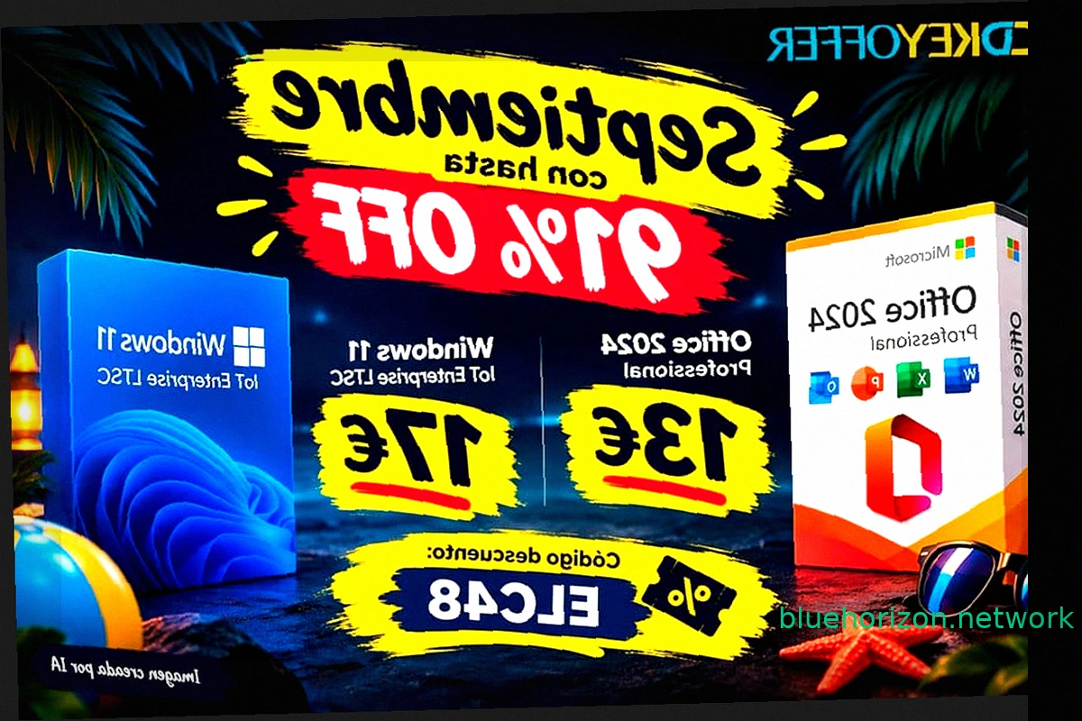 Windows 11 IoT (LTSC, Home, Pro) y Office 2024 a precios bajos en CDKeyOffer