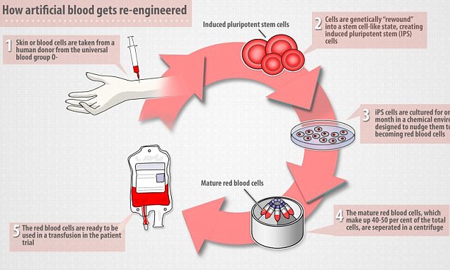 Preview Step Towards Mass Production of Artificial Blood Made