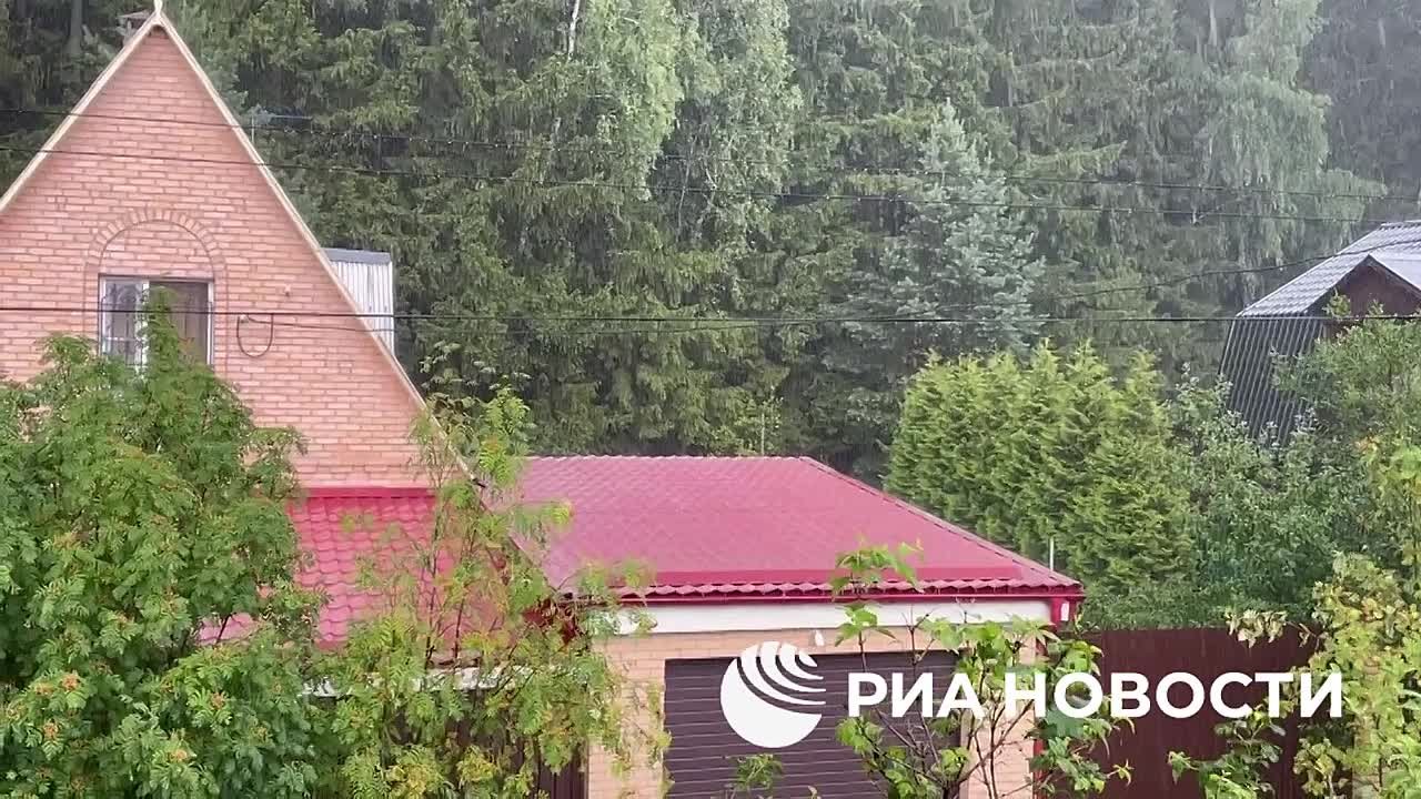 Preview Heavy Rain and Hail Strike South Moscow and Odintsovo