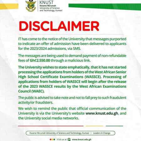 University Applicants Warned of New Scam Scheme