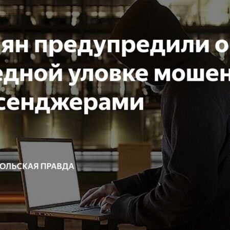 Россиян предупредили о новой уловке мошенников