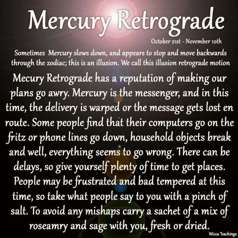 Preview What Retrograde Mercury Means and Its Impact on People