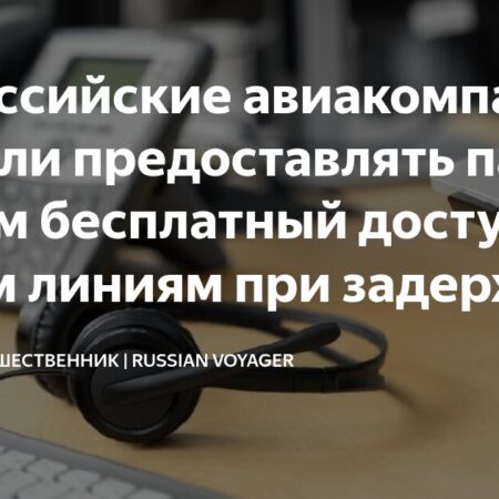 Российские авиакомпании обязаны предоставлять бесплатные звонки при задержках рейсов