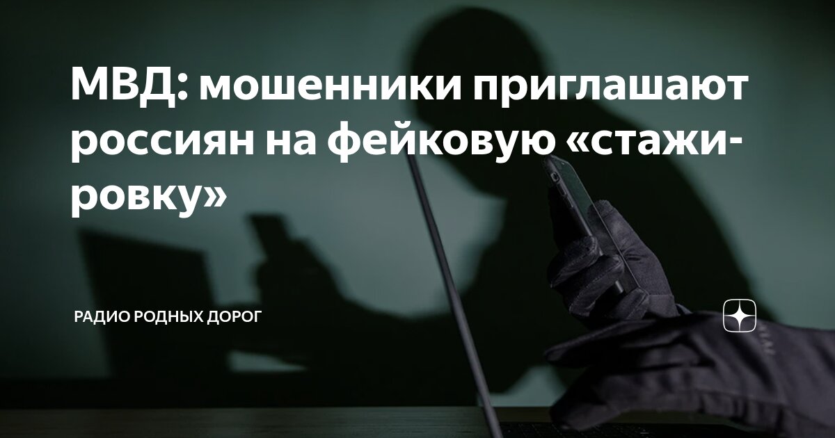 Preview МВД: Новая схема мошенничества с фейковыми “стажировками”