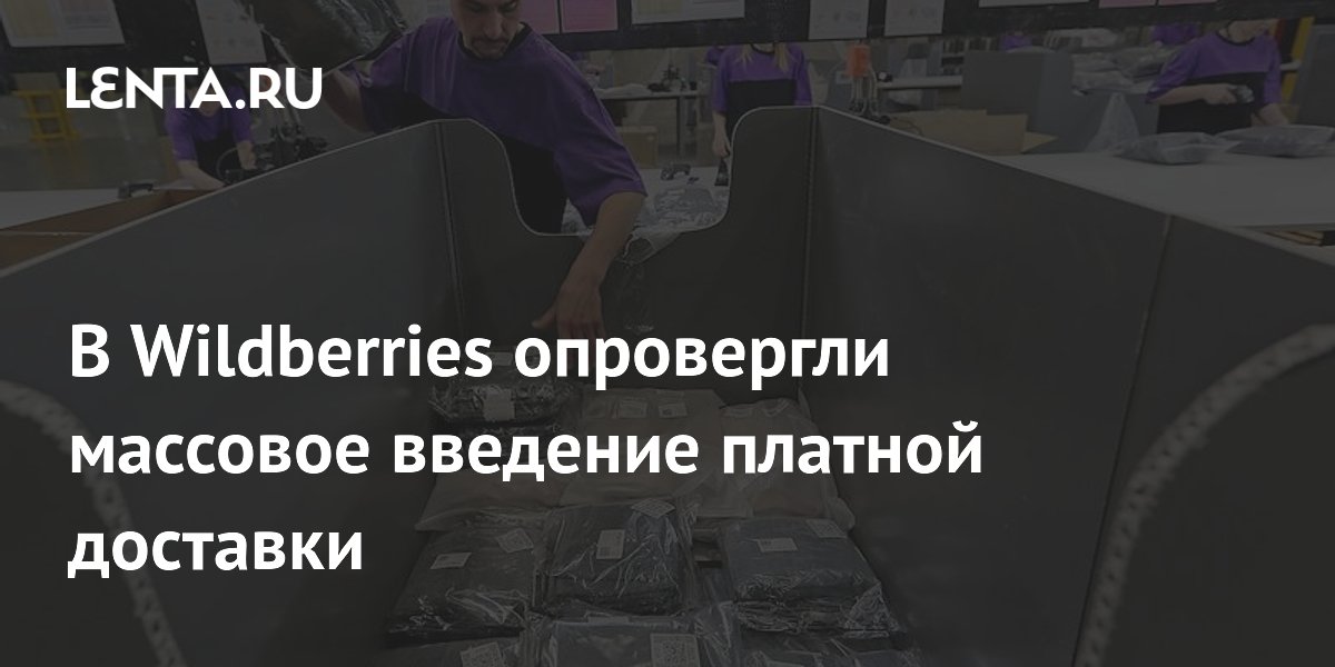 Preview Wildberries Опровергает Массовое Введение Платная Доставки