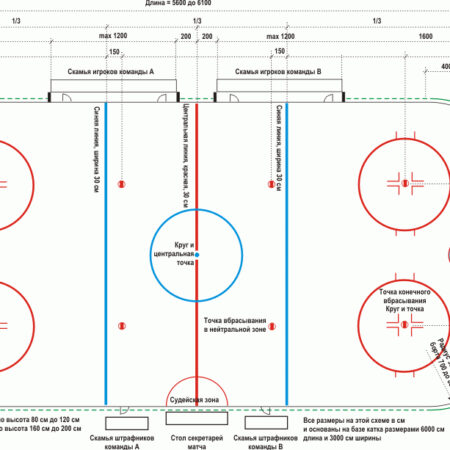 В России 1 сентября вступает в силу ГОСТ по устройству хоккейных площадок
