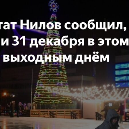 Депутат Нилов: 31 декабря 2025 года будет выходным днем в России