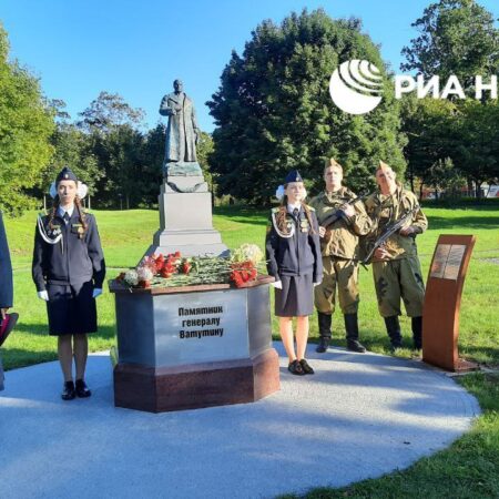 В Калининграде открыли парк с копиями снесенных в Европе военных памятников