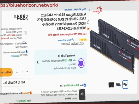 Unbelievable Deal: Newegg Offered Free Intel Core Ultra 9 285K CPU with G.SKILL DDR5 RAM Purchase