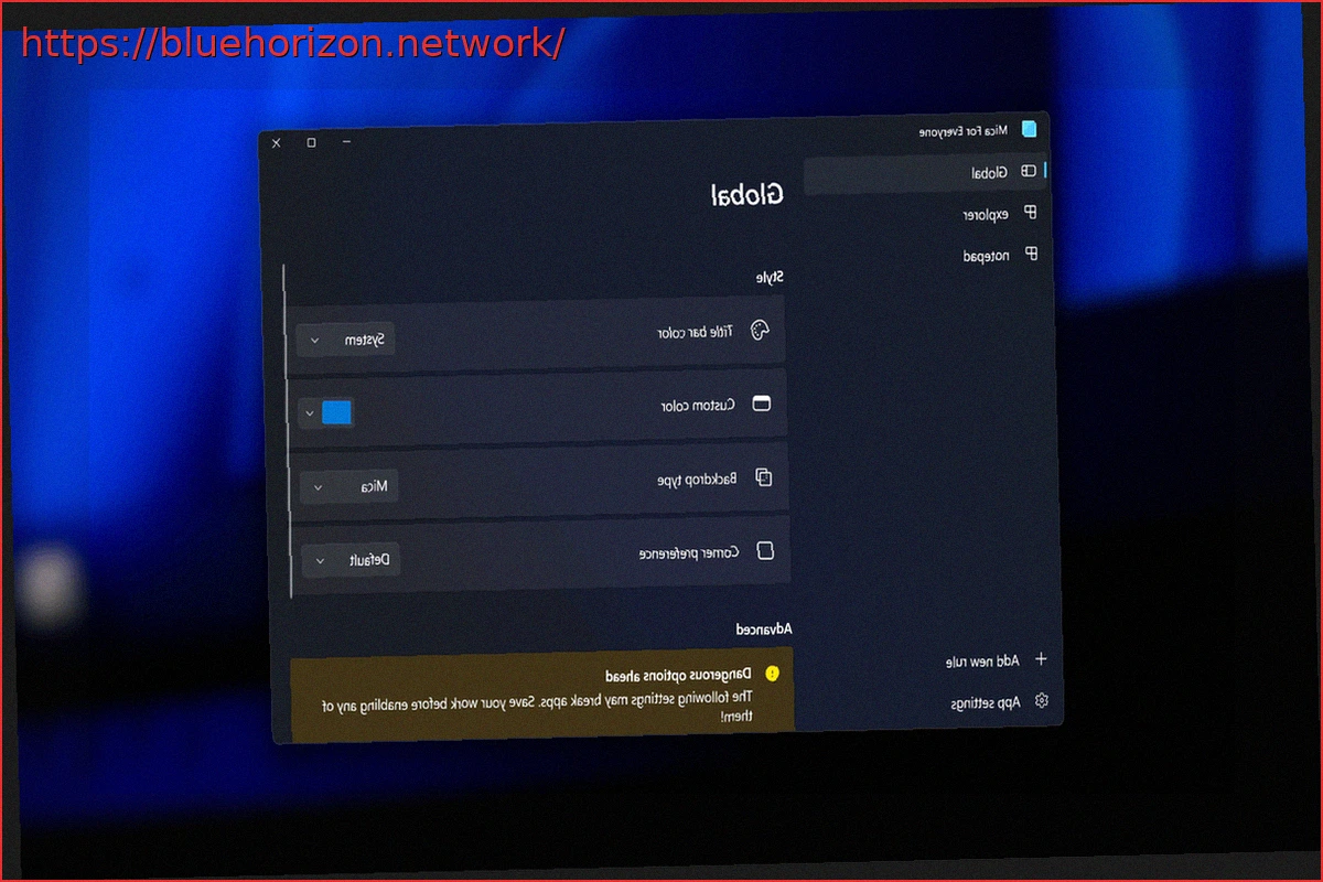 Preview MicaForEveryone: Extend Windows 11’s Stunning Transparency Effects to All Your Applications