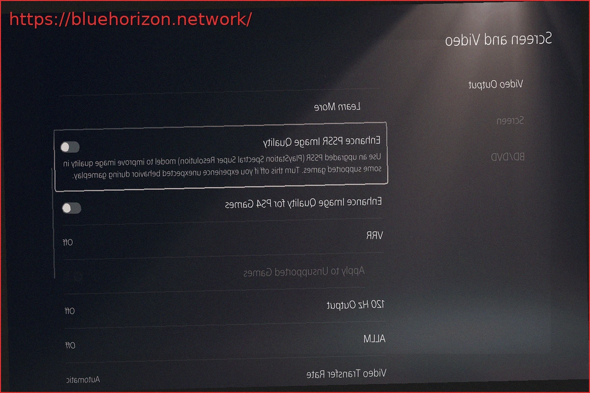 Preview Sony Confirms “Enhance PSSR Image Quality” Only Works on Compatible Games