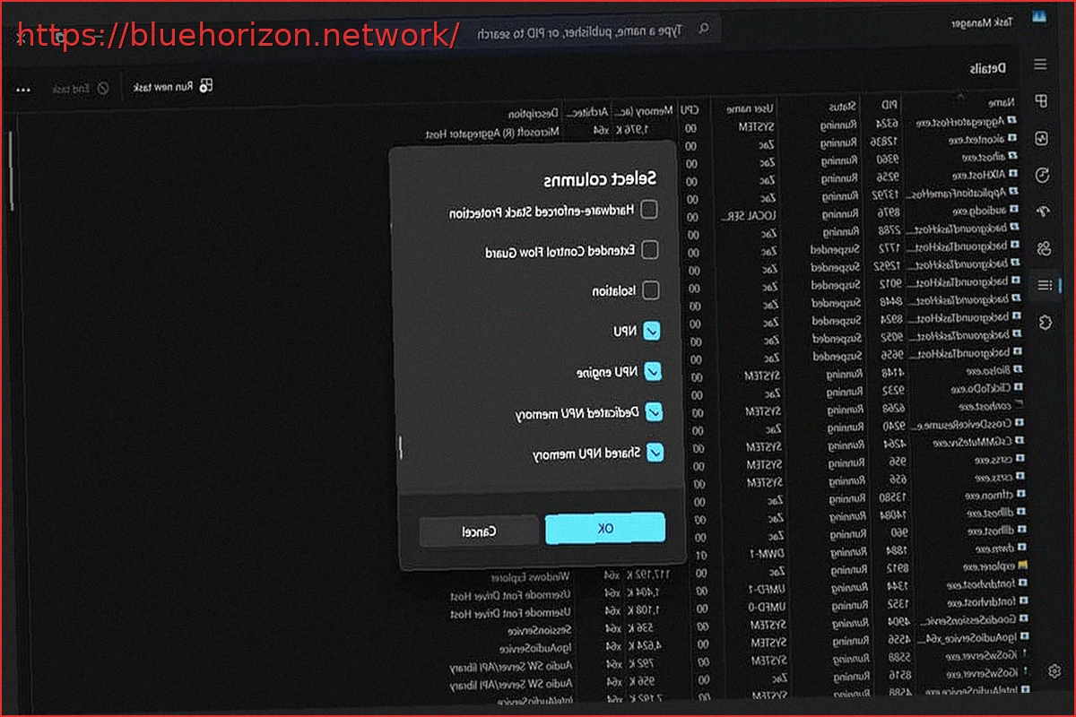 Preview Windows 11 Task Manager Update Adds NPU and NVIDIA Tensor Core Monitoring