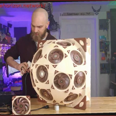 SuperDome: The Ultimate 15-Fan Noctua Cooler That Drops CPU Temps by 20°C