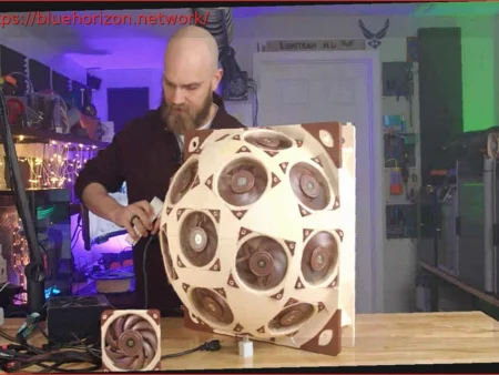 SuperDome: The Ultimate 15-Fan Noctua Cooler That Drops CPU Temps by 20°C