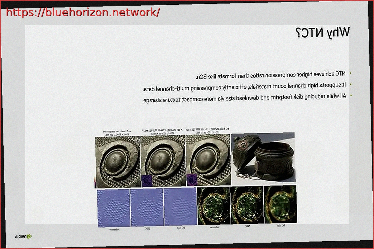 Preview NVIDIA’s AI Ambition: Textures Shrink from 6.5GB to 970MB, Materials up to 7.7x Faster in Games