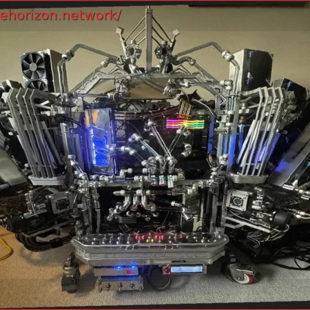 Modder Spends 4 Years Creating “Seraphim” PC with Extreme Liquid Cooling