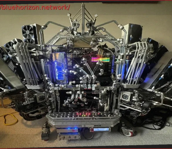 Modder Spends 4 Years Creating “Seraphim” PC with Extreme Liquid Cooling