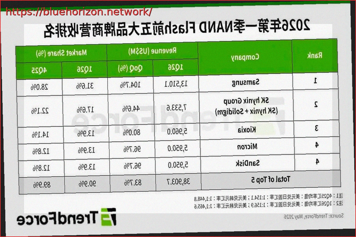 Preview NAND Flash Memory Manufacturers to Keep Production Flat in 2026, Signaling Continued Shortages and Price Hikes