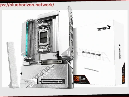 GIGABYTE B850M AORUS STEALTH ICE: Micro ATX Motherboard with Back-Connect Design