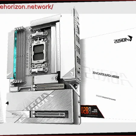 GIGABYTE B850M AORUS STEALTH ICE: Micro ATX Motherboard with Back-Connect Design