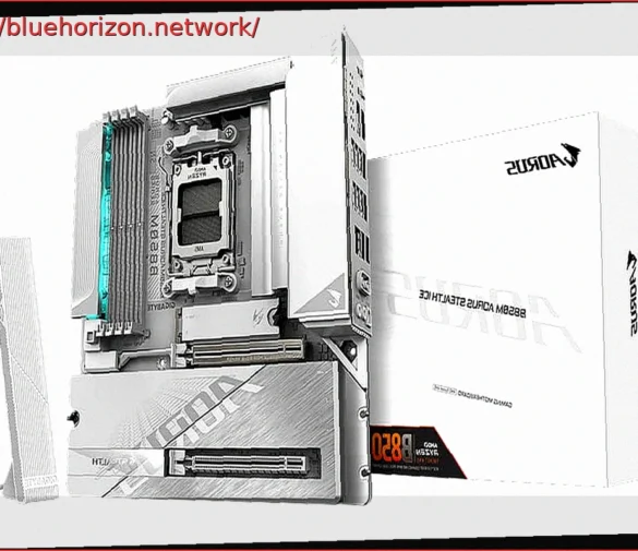 GIGABYTE B850M AORUS STEALTH ICE: Micro ATX Motherboard with Back-Connect Design