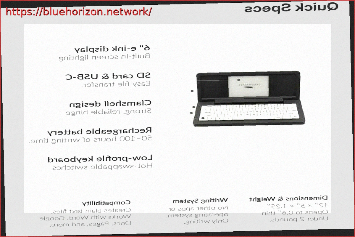 Preview Zerowriter Fold: The Modern E-Ink Typewriter for Undistracted Writing