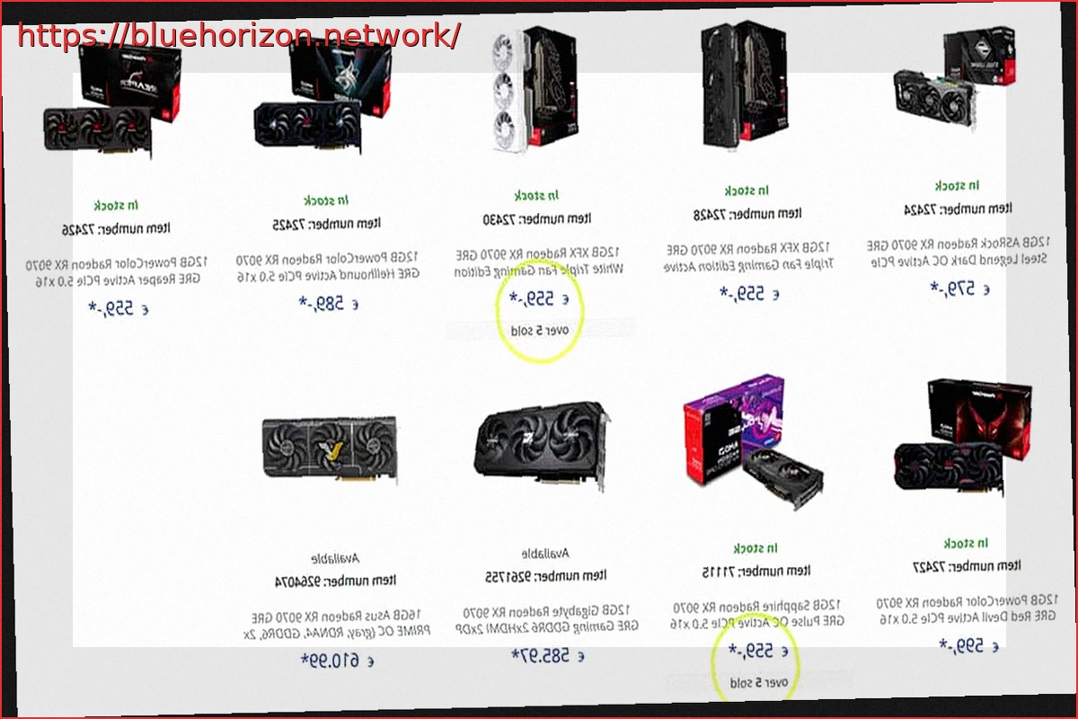 Preview AMD Radeon RX 9070 GRE Appears in German Store After Selling Merely 5 Units in Two Weeks
